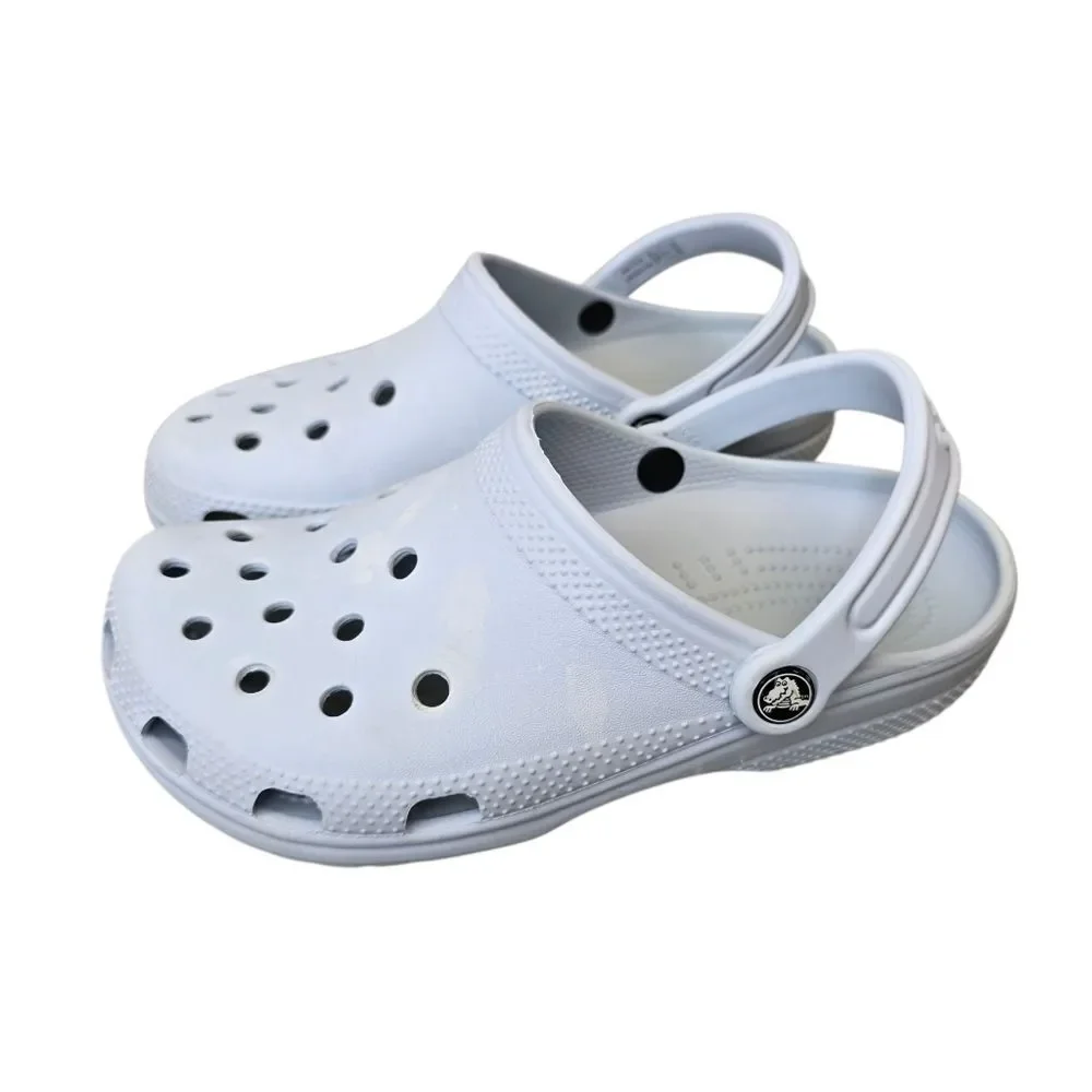 CROCS M 5/W 7 Classic Clog Mineral Blue Sandals